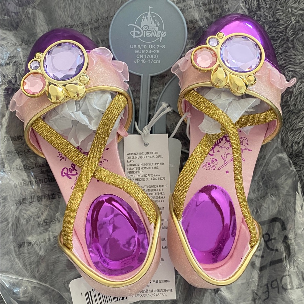 SOLD！Disney NEW Kids Rapunzel Shoes